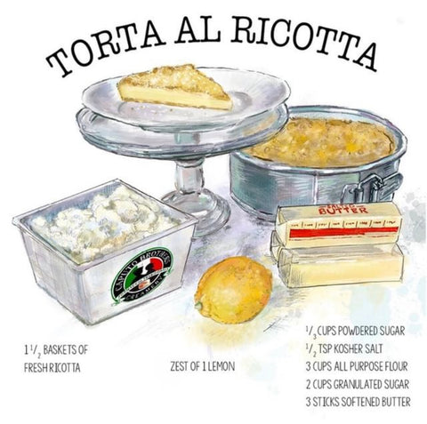 Torta al Ricotta (Ricotta Cheesecake)