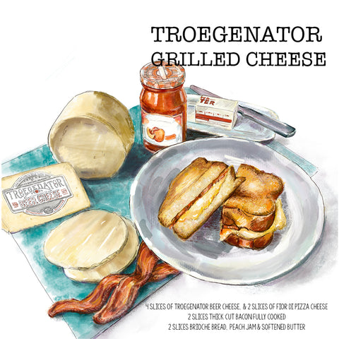 Troegenator Grilled Cheese