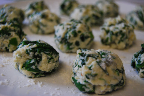 Gnudi di Ricotta e Spinaci