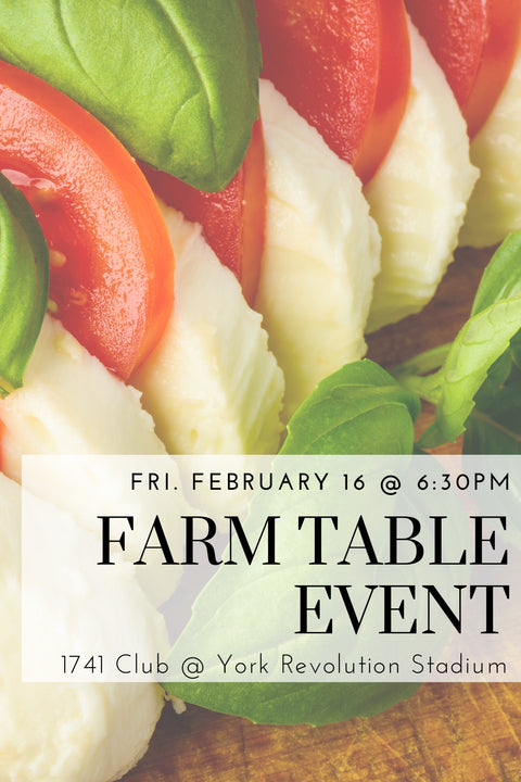 Farm Table Event - 2/16 @ 6:30p.m.