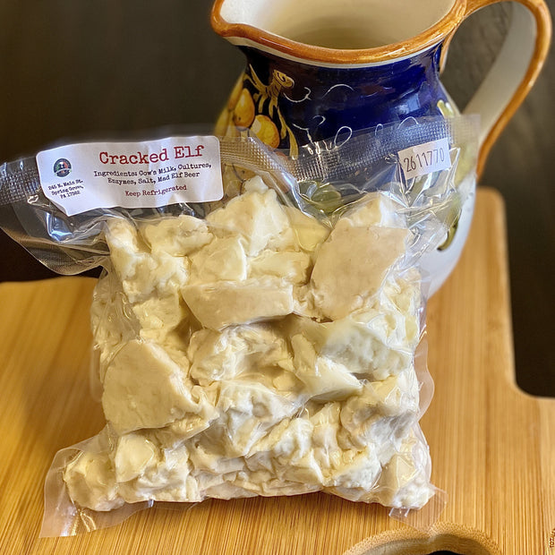 "Cracked Elf" cheese curds