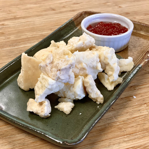"Cracked Elf" cheese curds